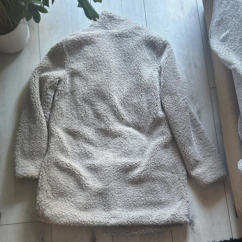 BB Dakota Beige Tan Teddy Coat // Size Small